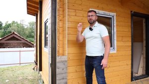🏡🔥Cтроим утепленную баню из бруса!