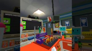 Стал кассиром (Job simulator) (vr meta quest 2)
