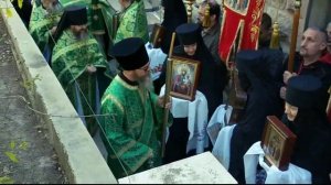 Елеон. Празднование св. прав. Филарету Милостивому. Крестный ход.14. 12. 2019.