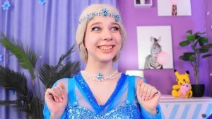 Как стать Эльзой! Экстремальный макияж Эльзы в реальн?