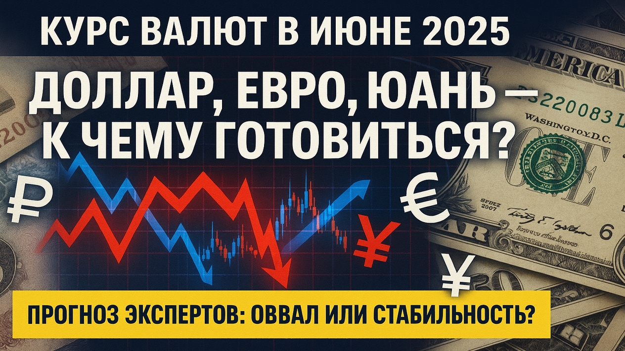 Курс доллара, евро и юаня в июне: обвал или стабилизация?