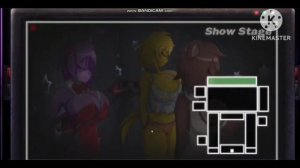 девушки аниматроники FNAF ANIME REMASTERED FNIA