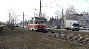 Трамвай Tatra T6B5SU-3202. Трамвай-альбинос.