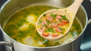 Обед всего за 30 минут. Когда мне хочется особенно вкусного супа, я готовлю его так