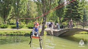 Гости и жители Симферополя посетили в Парке им. Гагарина интерактивную выставку МЧС России