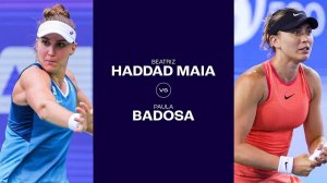 18.10.2024. Беатрис Хаддад Майя - Паула Бадоса. WTA Ningbo. Beatriz Haddad Maia - Paula Badosa