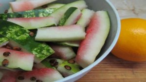 Конфитюр из корок апельсина и арбуза