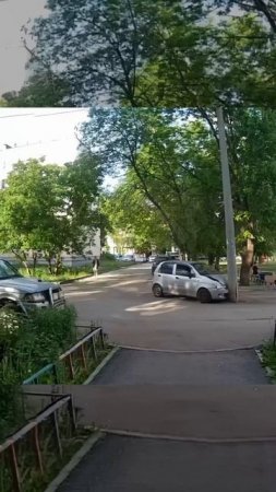Вчера здесь столба не было?