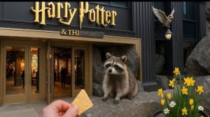 31-05-2025 Посетили магазин Harry Potter в Чикаго . Покормили Чикагских енотов .