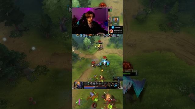 12500 против 10к игроков разбор лейнинга на поз 4  #dota2 #дот?
