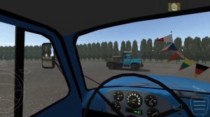 Один день в колхозе! Перевозка сена на ГАЗ 53-12 и КамАЗ 53