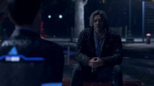 Хэнк тренируется в стрельбе на Коноре Detroit: Become Human