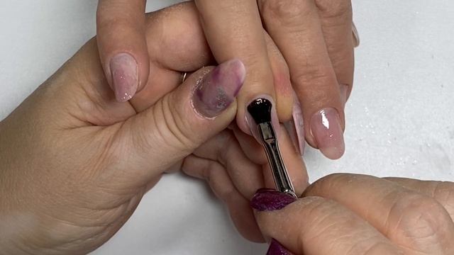коррекция ногтей гелем / работаю замесами / быстрый ди?