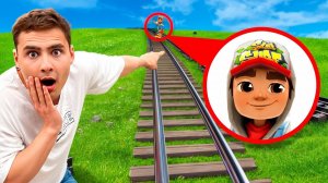 Луномосик : Нашли Subway Surfers в реальной жизни ! ЛУНОМОСИК