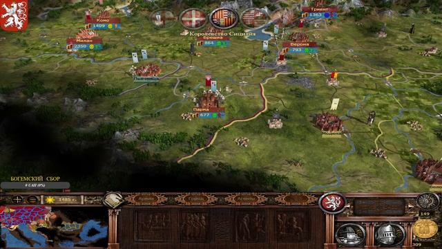 Total war Tsardoms Age of Castles Submod - Королевство Богемия#13 ФИНАЛ