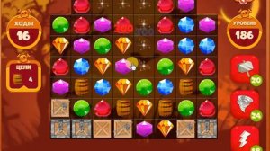 Сокровища пиратов 186 уровень