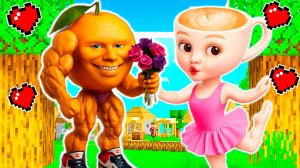 АПЕЛЬСИН УДИН ДИН ДУН ВЛЮБИЛСЯ В БАЛЕРИНА КАПУЧИНО В МАЙНКРАФТ