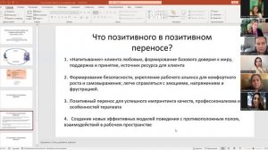 Прямые позитивные переносы и эффективная работа психолога с ними
