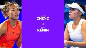 27.10.2024. Циньвэнь Чжэн - София Кенин. WTA Tokyo. Qinwen Zheng - Sofia Kenin