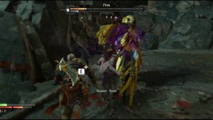 God of War Ragnarok битва с королевой валькирий Гна. Gna Boss Fight