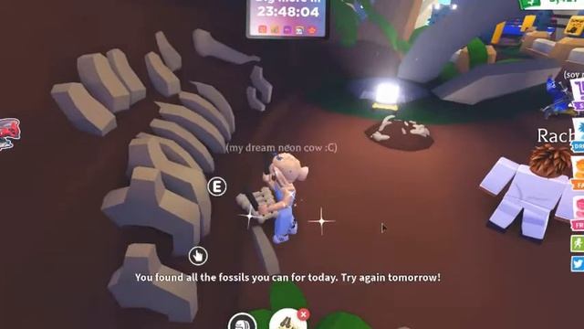 Что было в первые секунды обновы Adopt Me  Fossil Egg