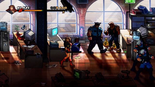 Streets of Rage 4 2020 ПРОДОЛЖАЕМ ОБЗОР ПРОХОДИМ 2 МИССИЮ