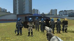 Комбайны из HL Alyx в стиле Half Llife 2 .Garrys mod в steam.Аддоны [ZBASE