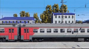 Электропоезд прибытие...Trainz 22