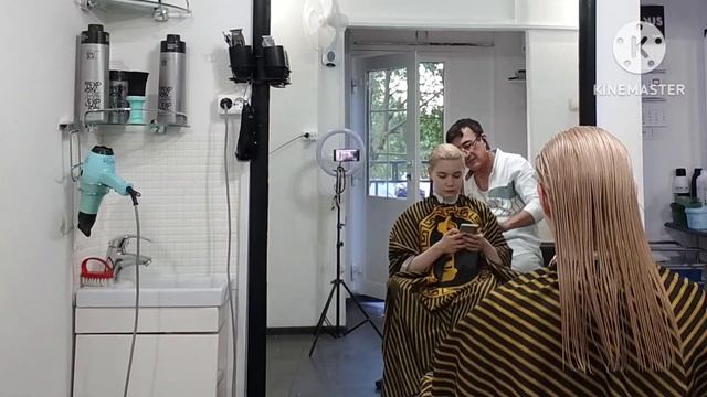 обесцвечивание волос и тонирование смотреть онлайн