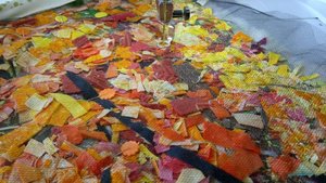 ✨Лоскутная ПИЦЦА из обрезков – красота из ничего! 🧵🍕