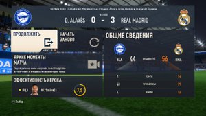 ФИФА 23 ОБЗОР МАТЧА 1/4 ФИНАЛА КУБКА ИСПАНИИ АЛАВЕС РЕАЛ МАДРИД 0:3
