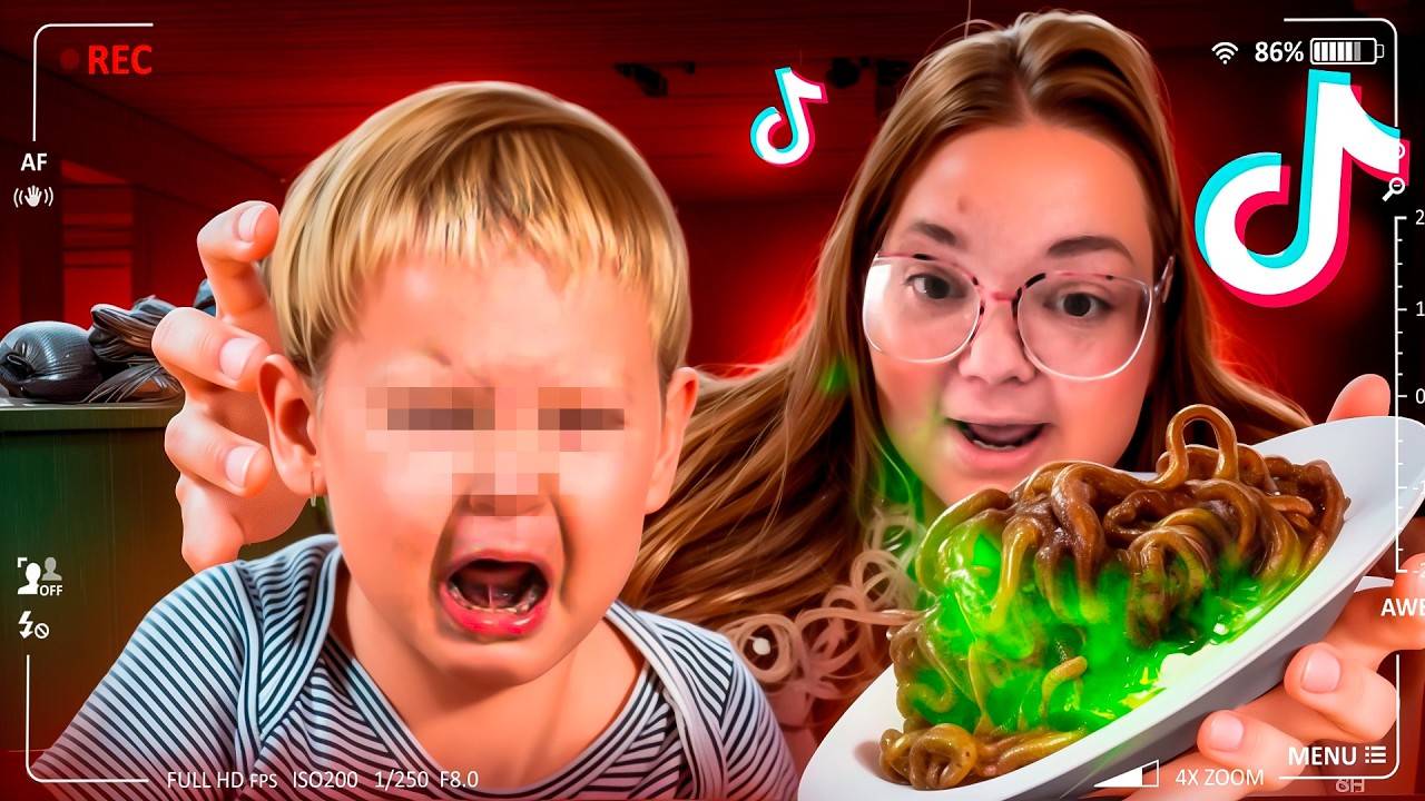ШИЗО-МАТЬ КОРМИТ ДЕТЕЙ ПОМОЯМИ РАДИ ПРОСМОТРОВ - DONUT MOM