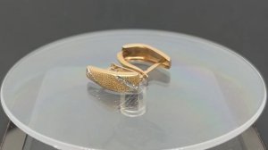 Серьги-золото 585 пробы Вес: 3,07 гр
