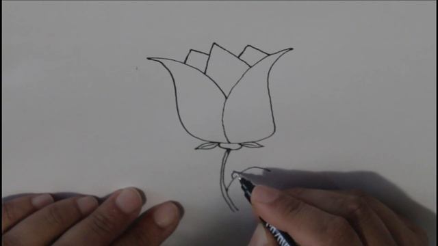 How to draw flower from letter ''U'' by draw simply!Как нарисовать розу из буквы U!Easy drawing смотреть онлайн