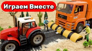 Машинки мультики ! 🛑 История спасения: машинки мусоровоз и препятствия на пути — играем вместе!