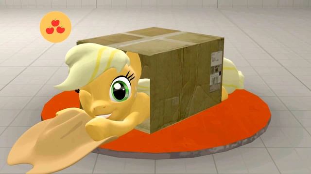 Пони и люди в коробке