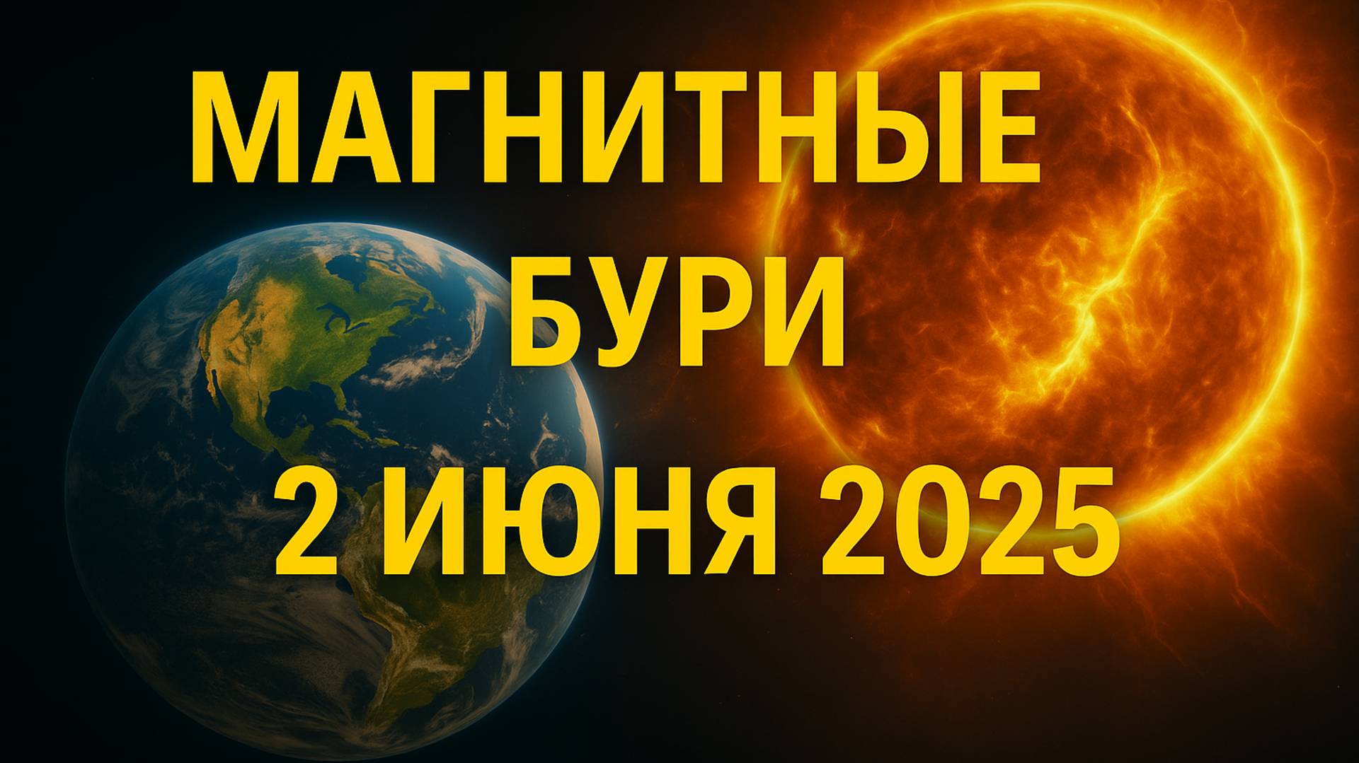 Магнитные бури 2 июня 2025 — Внимание! Готовьтесь к сильному удару ⚠️