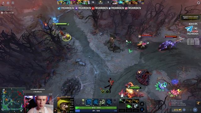 HOODWINK ОЧЕНЬ ХОРОШАЯ КАТКА НА БЕЛОЧКЕ DOTA 2 НОВЫЙ АКТ 3 2024 ГОД