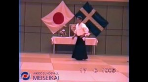 51 Aikido Gyaku Hanmi Kotegaeshi2 Nishio Sensei Uppsala 1995