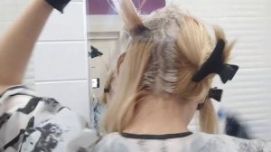 💝Осветление корней спец-блондом OLIN performance 11.0+12%