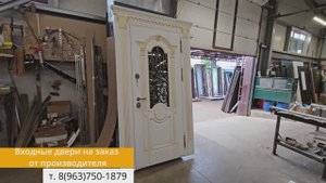 Парадная входная дверь с эксклюзивным дизайном для загородного дома, цена от 290 тыс рублей в СПБ