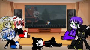 Реакция Cuphead (+Бенди) на битву ,, Cuphead vs Cho cho Charles"