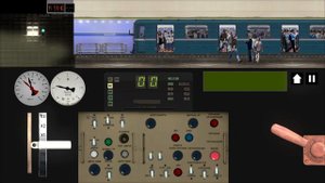 Поездка на 81-717 в симулятор Ленинградского метро 2D по М