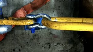 Испытание на разрыв такелажной скобы (шакла) 5/8", 3,25тн. ?