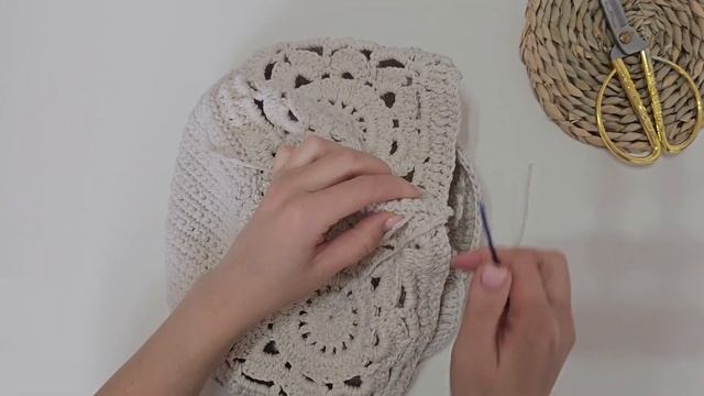 Crochet Bag / Сумка Из Хлопкового Шпагата