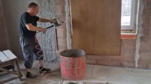 штукатурка хоппер ковшом