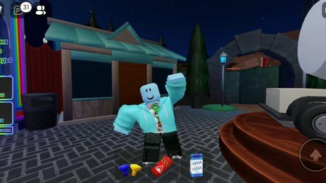 Игра в Roblox Точные Радужные друзья 2 Roleplay. Я Голубой а Ни