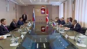 С.В. Лавров с делегацией Международной конференции азиатских политических партий, 29 мая 2025 года