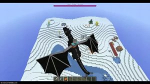 полёт на драконе minecraft