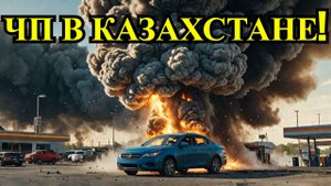 Мощный взрыв на АЗС в Казахстане!